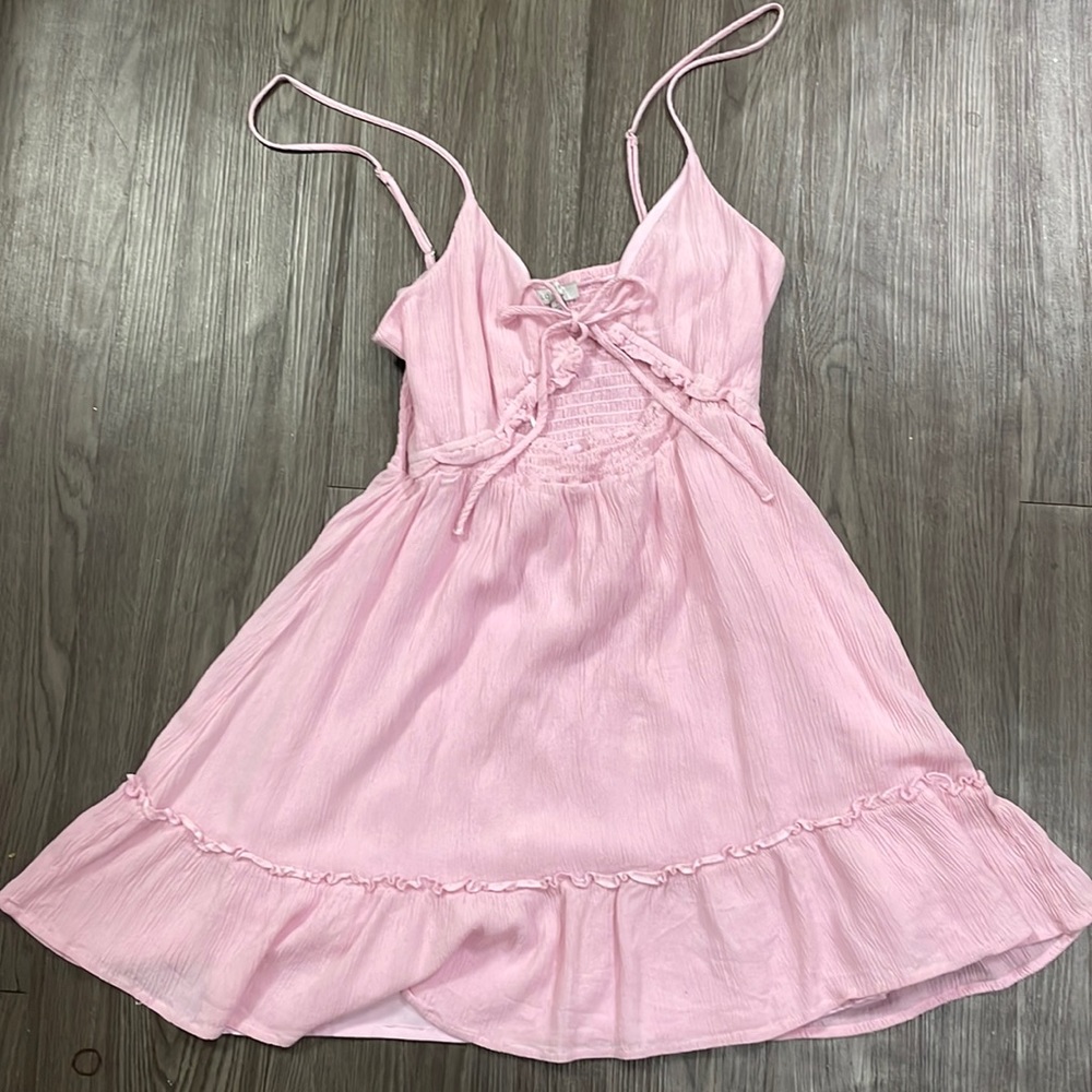 Light Pink Summer Mini Dress